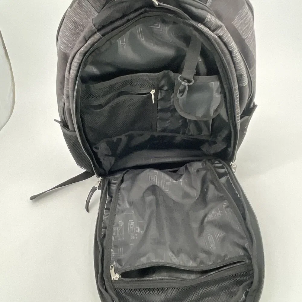 OGIO Juggernaut Laptop Backpack Black Gray JLG Embroidered TSA Travel 18